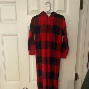 GAP Buffalo Checked Jumpsuit Pajamas